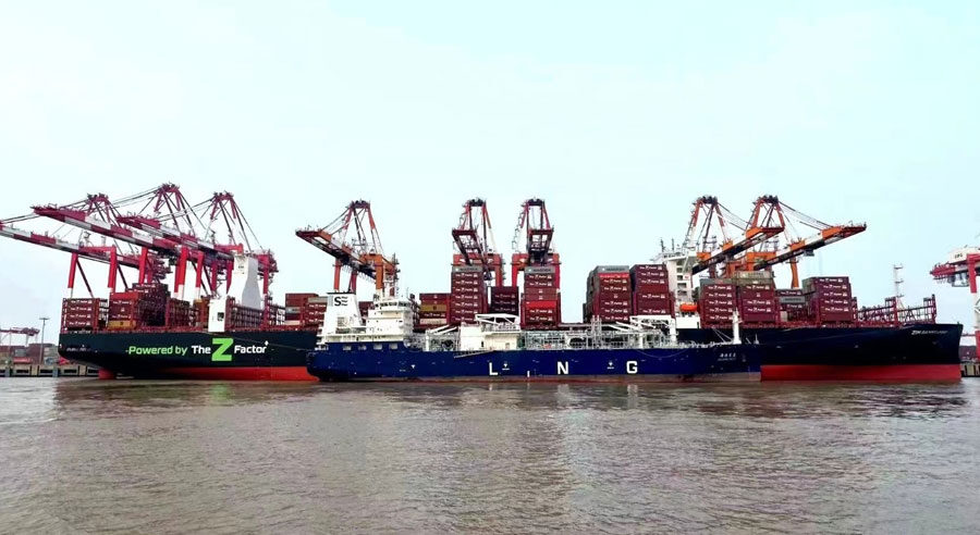 SSES & Avenir LNG have successfully delivered bonded LNG to ZIM’s first LNG fueled containership in Yangshan Port (Shanghai)